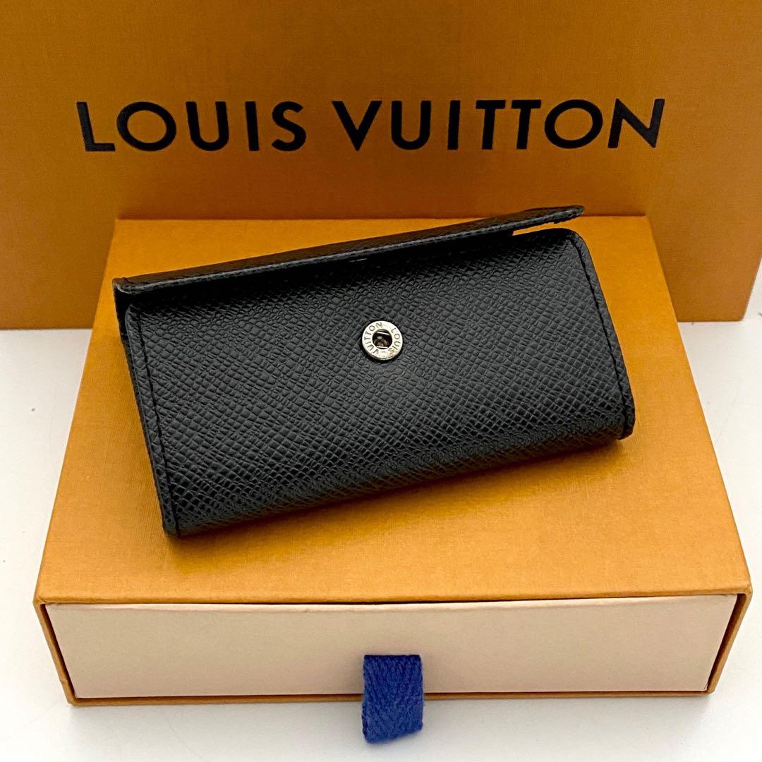 未使用品　ルイヴィトン　タイガ　キーケース　ミュルティクレ6 黒