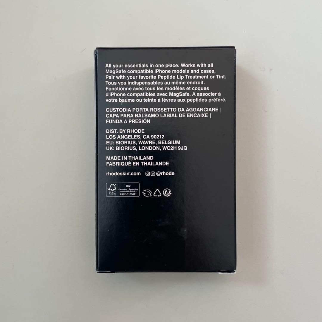 rhode＊snap-on lip case black Magsafe 黒