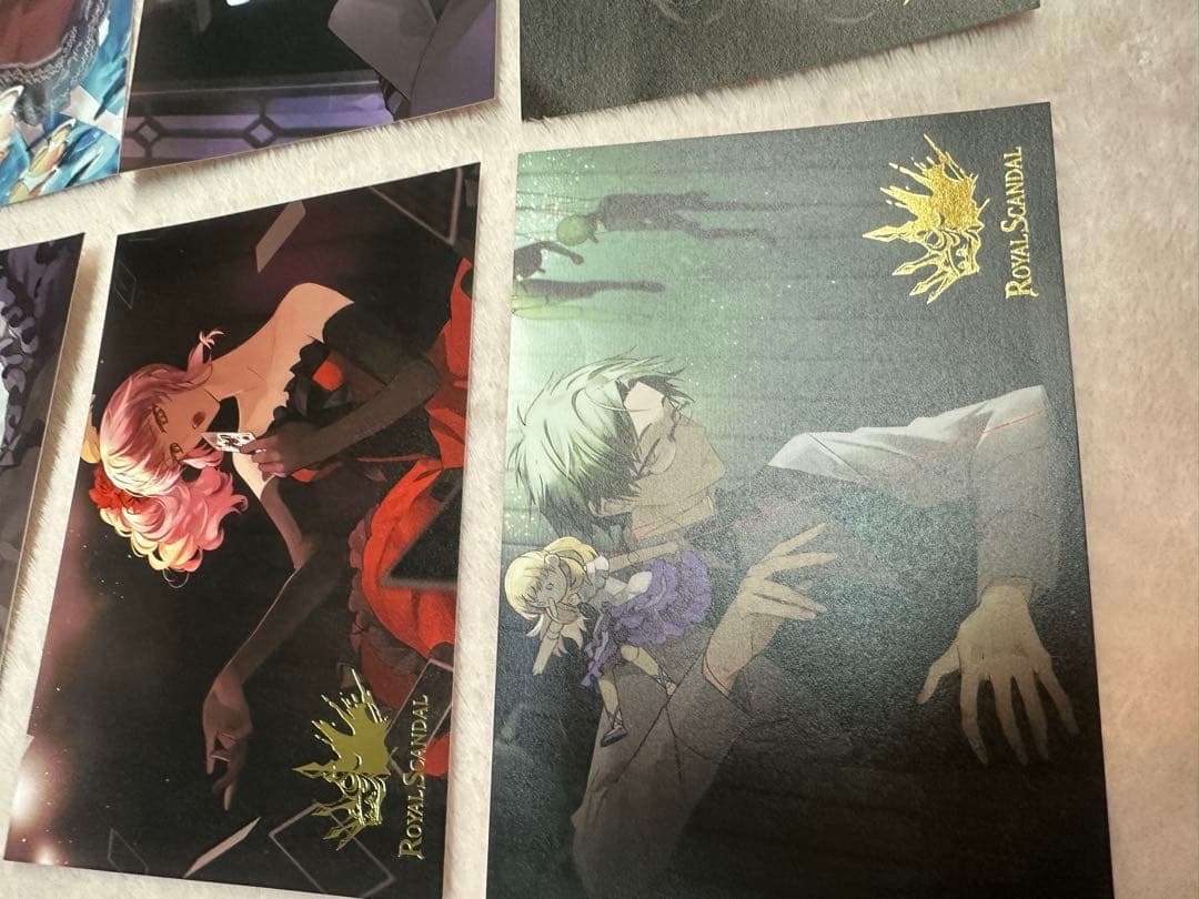 【入手困難】ロイヤルスキャンダル　箔押し　ポストカード　全種