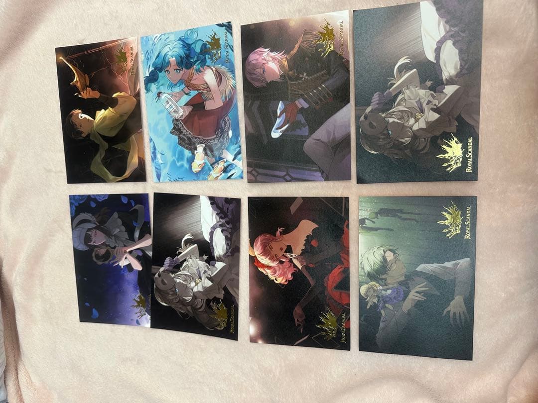 【入手困難】ロイヤルスキャンダル　箔押し　ポストカード　全種