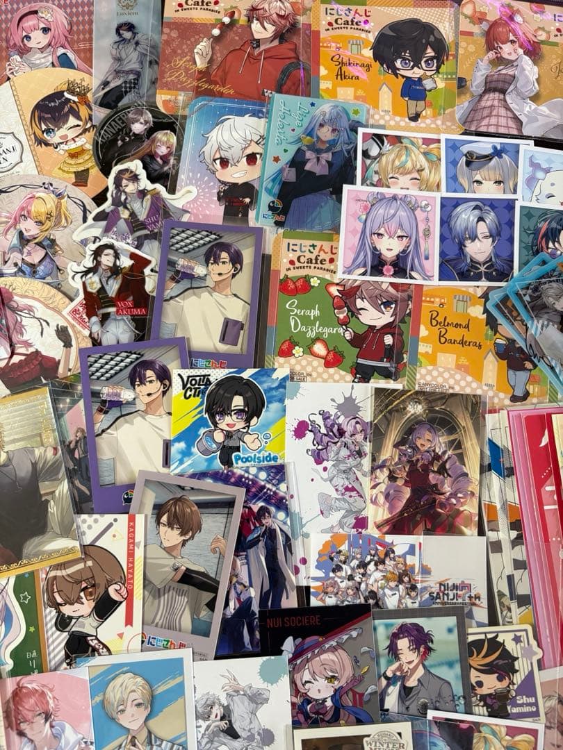 アニメグッズ にじさんじ　紙類　紙雑貨　大量　まとめ売り
