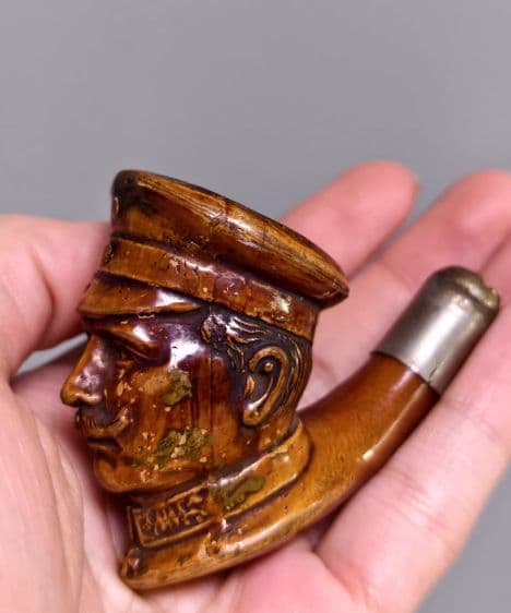 ヨーロッパ製 ヴィンテージメアシュームパイプ（海泡石パイプ）