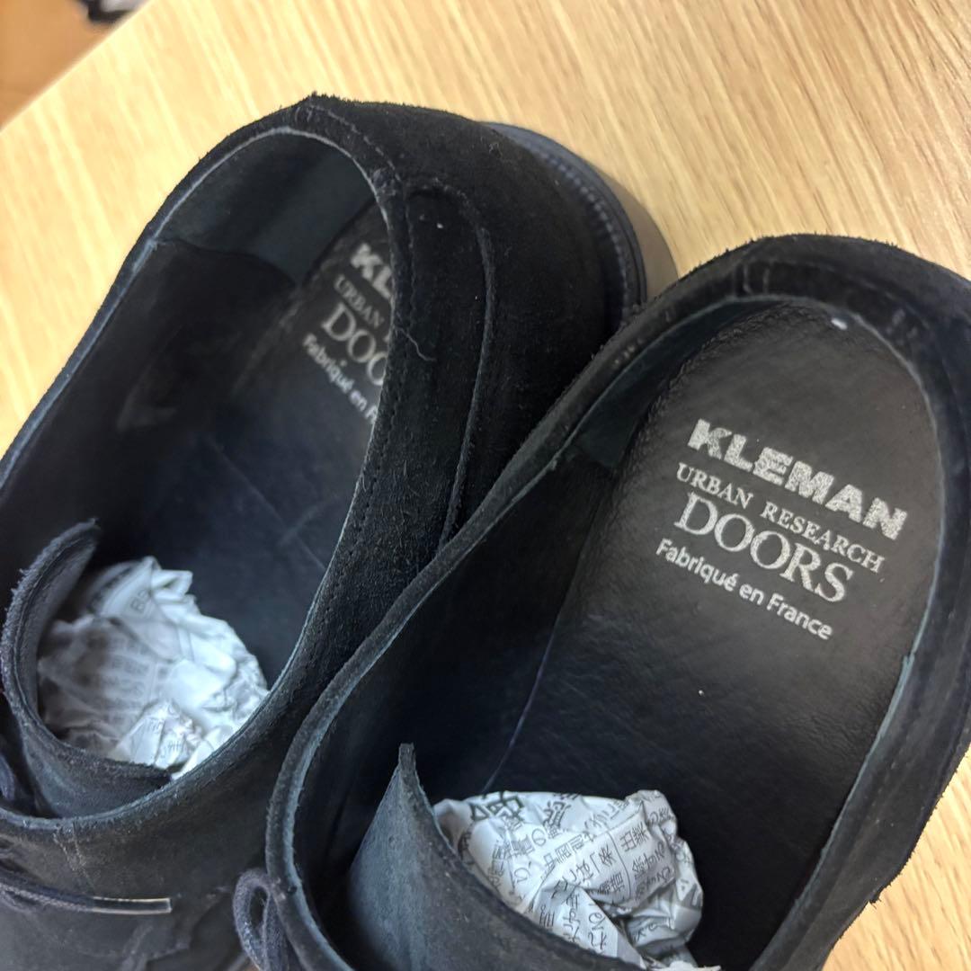 本ちゃん新品未使用　クレマン　アーバンリサーチ別注　黒　スエード　41