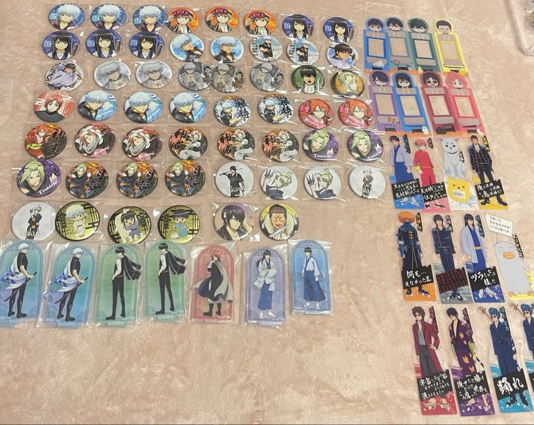 【バラ売り可】銀魂 フィギア 缶バッジ ファイル ラバーチャーム 坂田銀時 土方