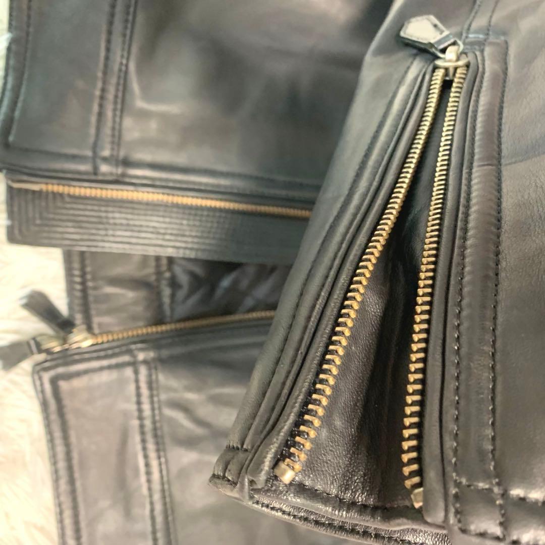 専用♡L◆BURBERRY BLACKLABEL【羊革◆ライダース】キルティング