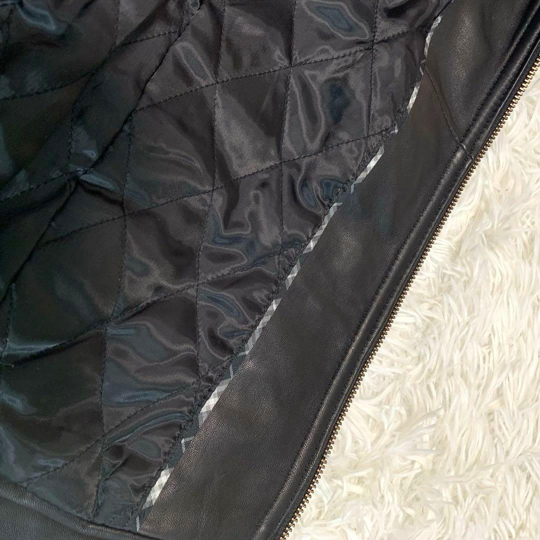 専用♡L◆BURBERRY BLACKLABEL【羊革◆ライダース】キルティング