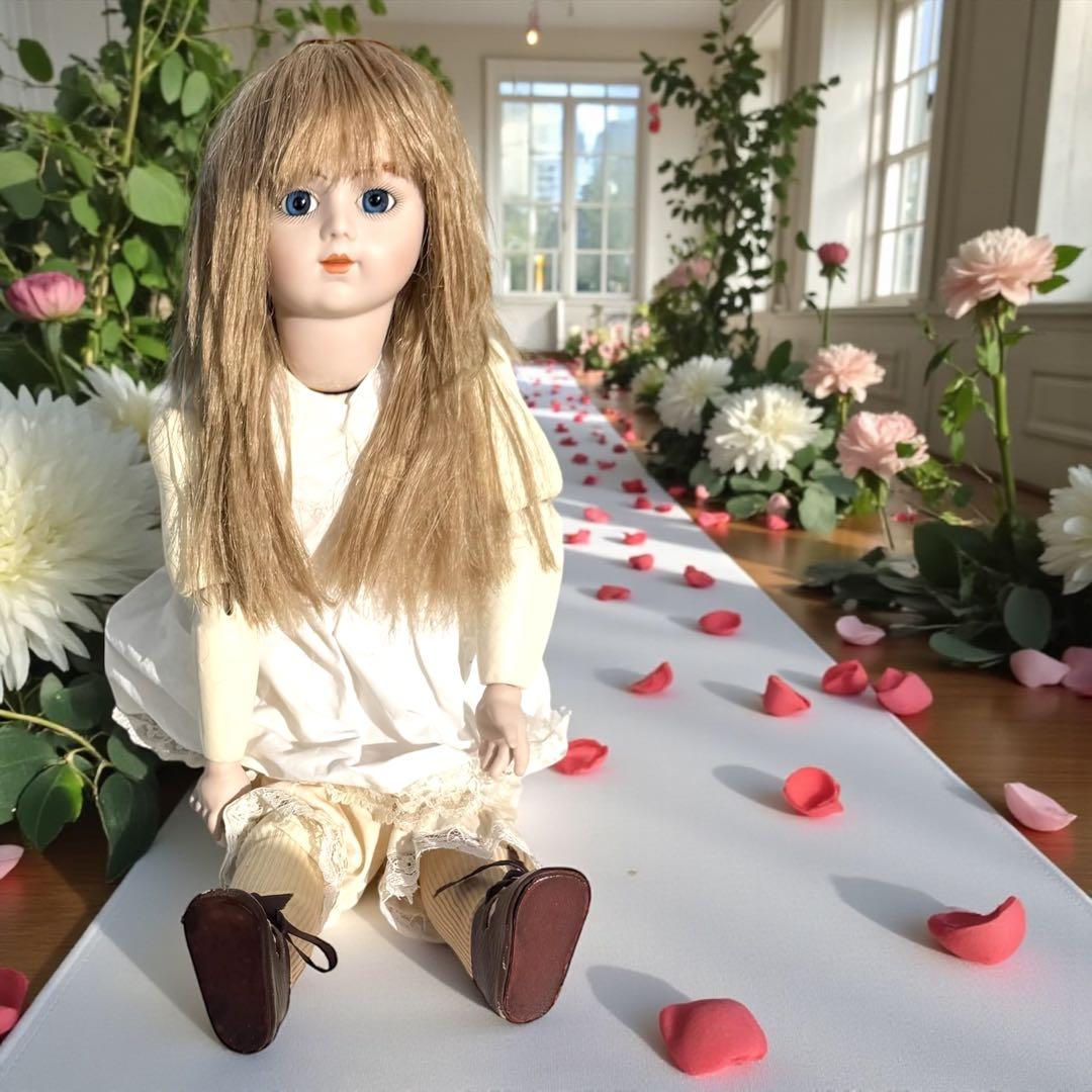 焼きみかん ビスクドール ブリュ ジュン ローズレッドドレス レッドボネ