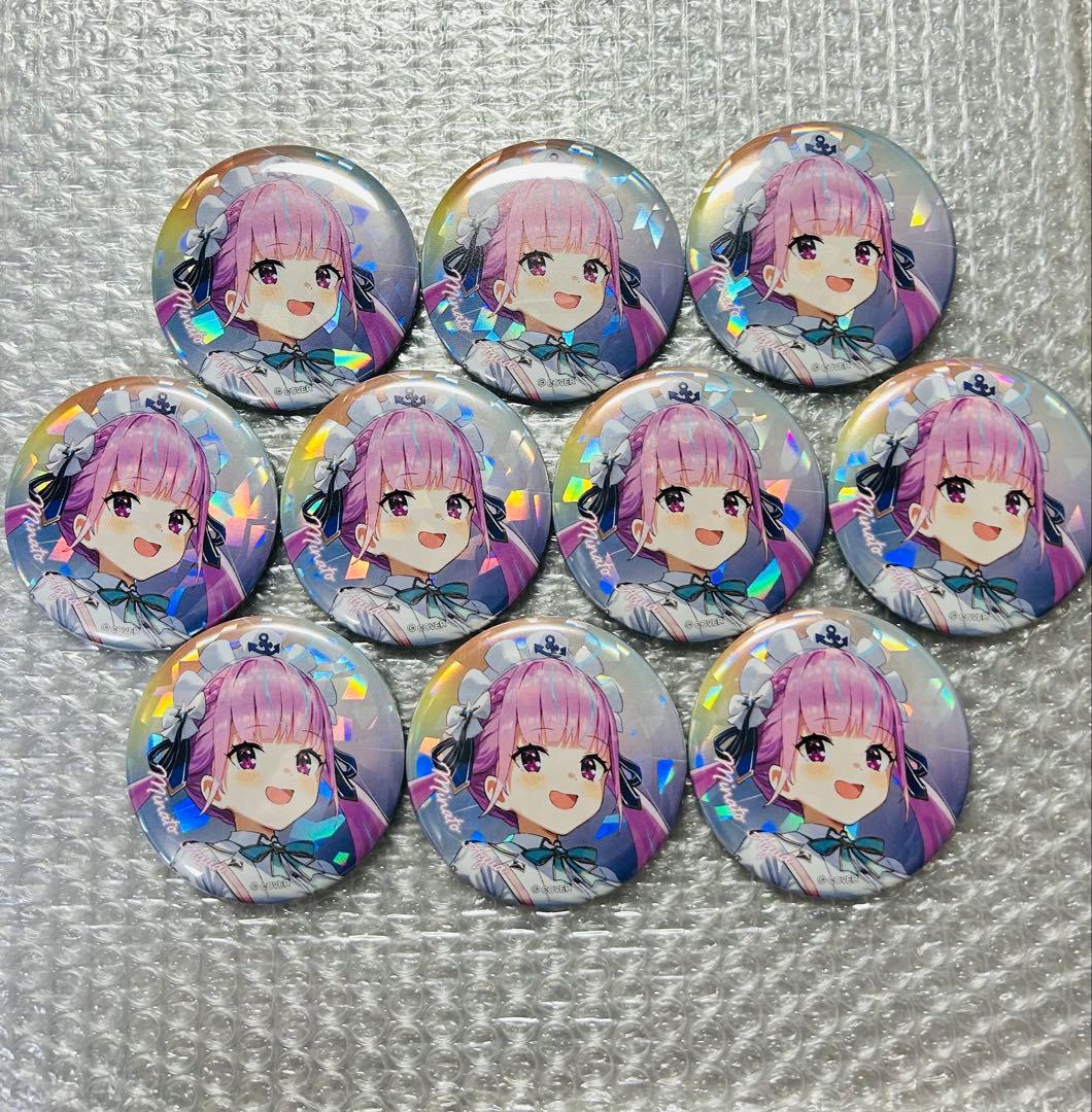 ホロライブ 湊あくあ Capture the Moment ホログラム缶バッジ