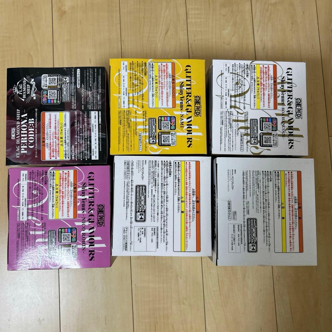 【未開封】ワンピース　プライズフィギュア　6点セット