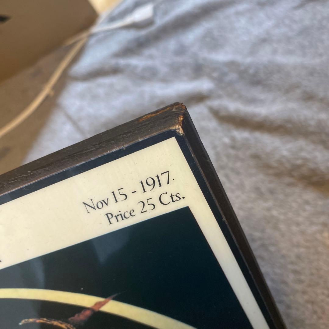 ビンテージ　VOGUE MOON 木製プレートポスター　アートポスター　絵画