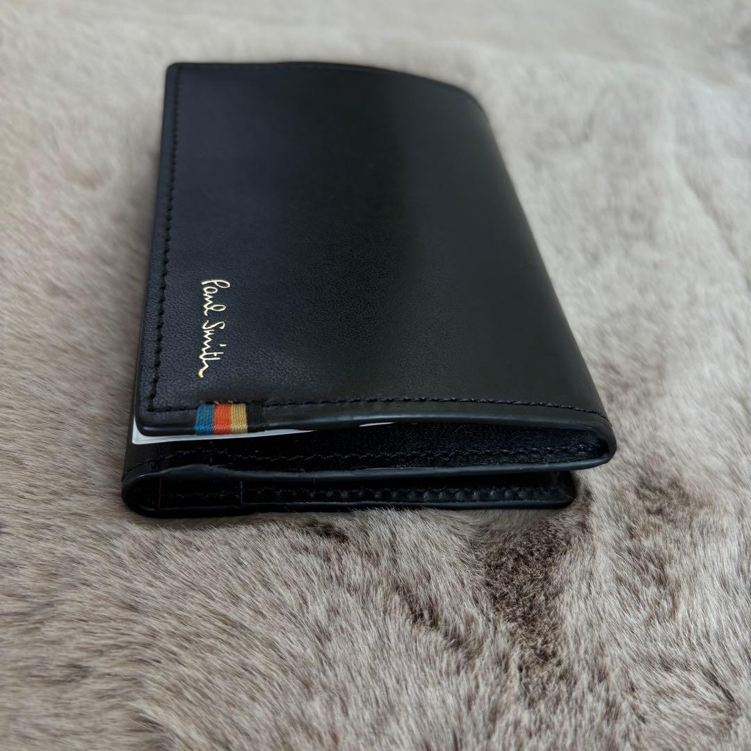 ★新品未使用　ポールスミス 黒 レザーケース　牛革