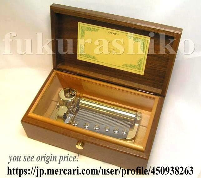 ★一夜割　新品50弁名曲二♪さくらさくら♪荒城の月　オルフェウス520オルゴール