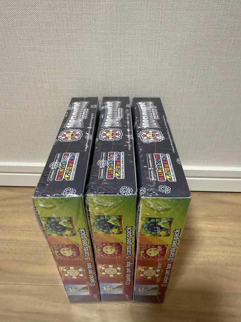 村上隆 108フラワーズ 108FLOWERS REVISED 英語版 3BOX