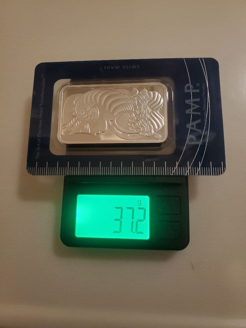 PAMP 純銀製バー 31.10g 999純度