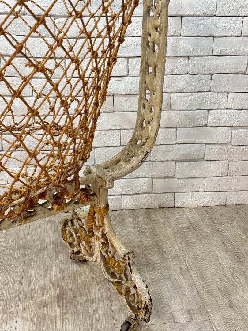 【東京都内23区配送無料】アンティーク　フランス製　ベビーベッド　什器　店舗　棚