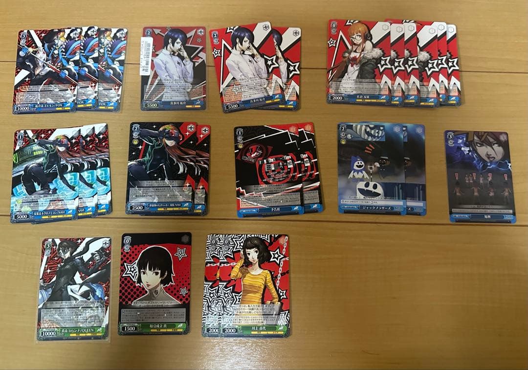 ヴァイスシュヴァルツ WS ペルソナ5 デッキ+パーツ+ケース等々おまけ付