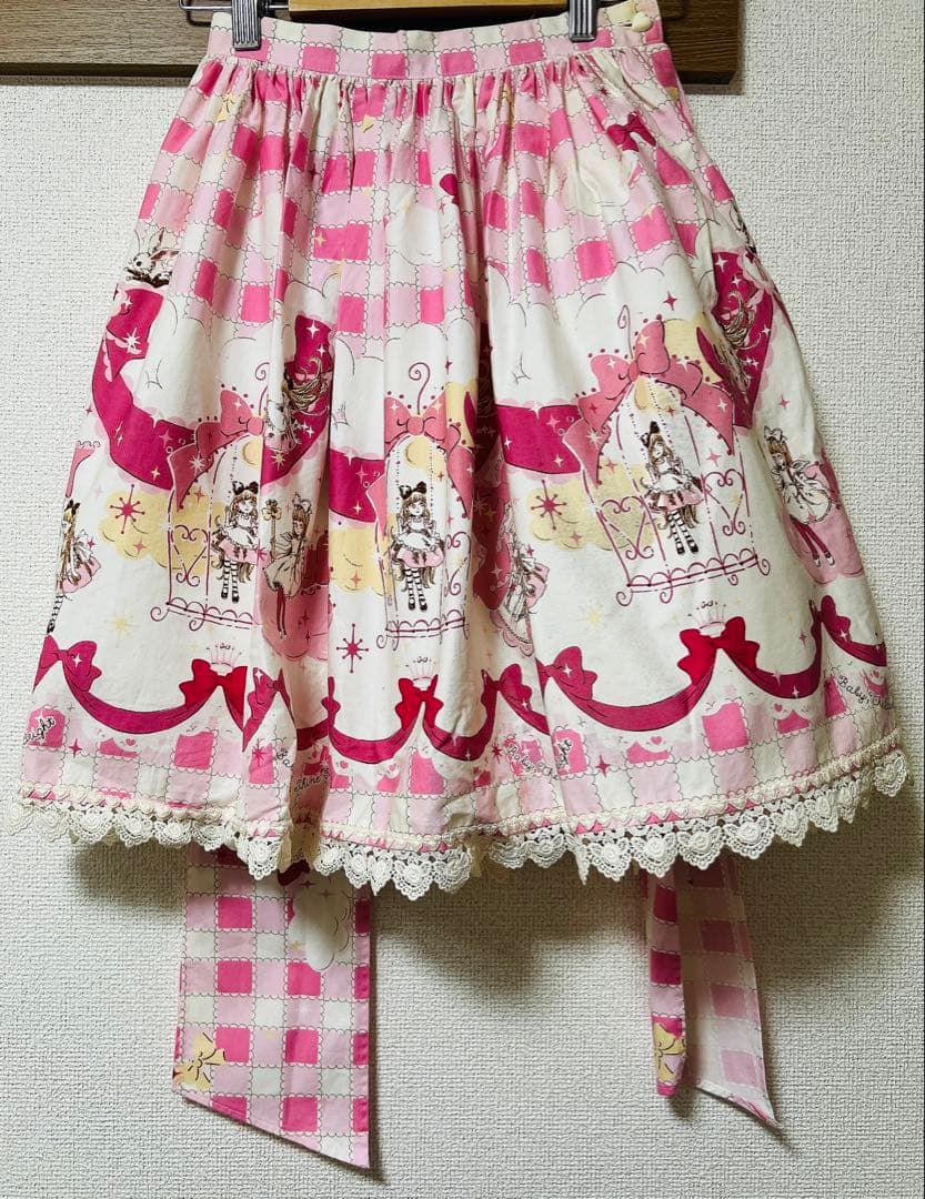 BABY,THE STARS アリスのリボン王国柄スカート