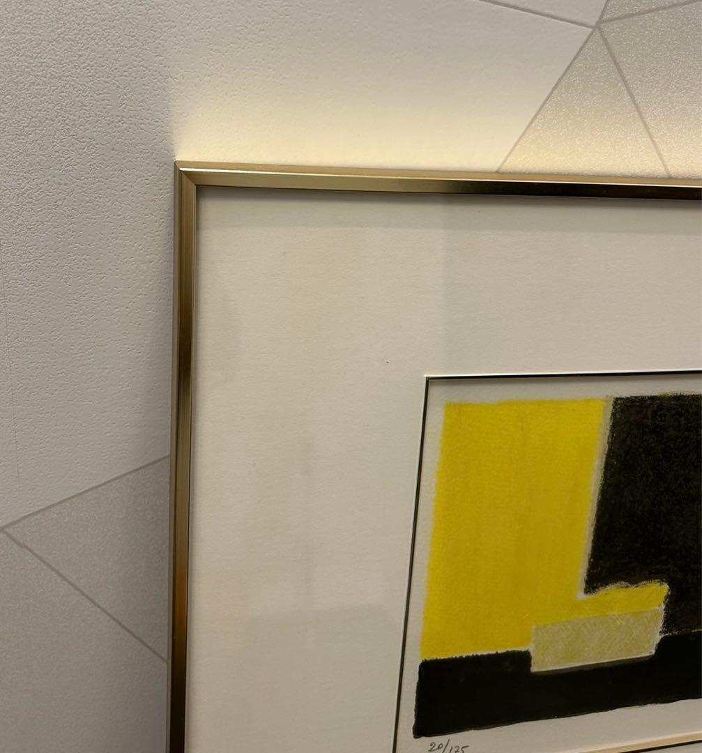 ベルナール・カトラン『レモンのかごのある小さな静物』【リトグラフ】額付き