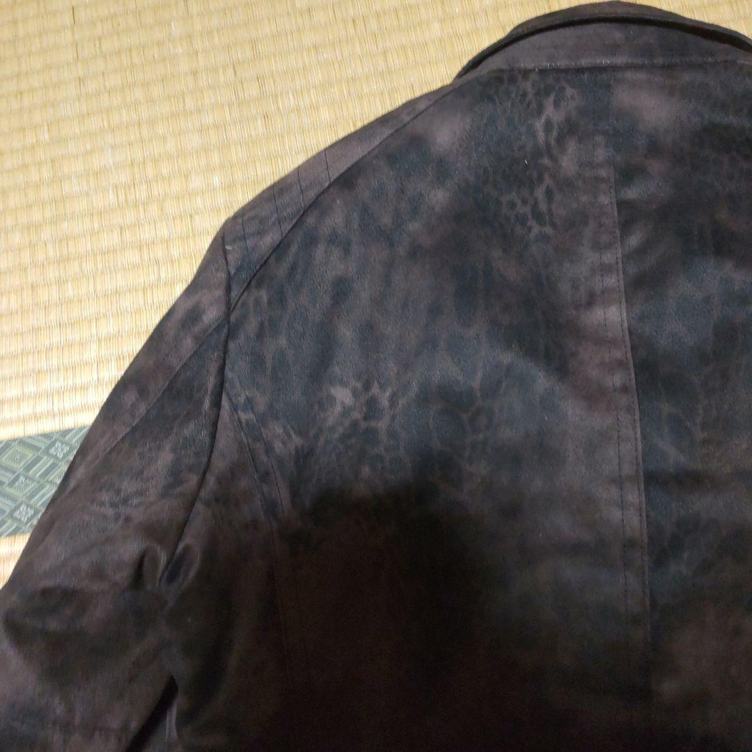 トルネードマート/LLサイズ/レオパード柄/シングルライダースジャケット/