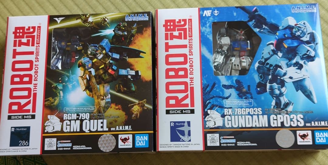 ロボット魂　　量産型ガンタンク・GP03ステイメン　その他合わせて全7点セット