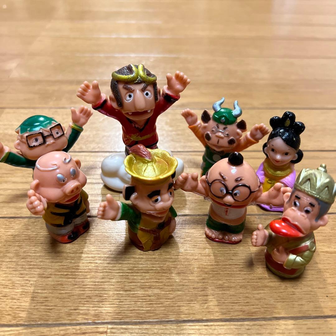 ドリフターズ　指人形　飛べ！孫悟空　西遊記　8体＋筋斗雲　当時物