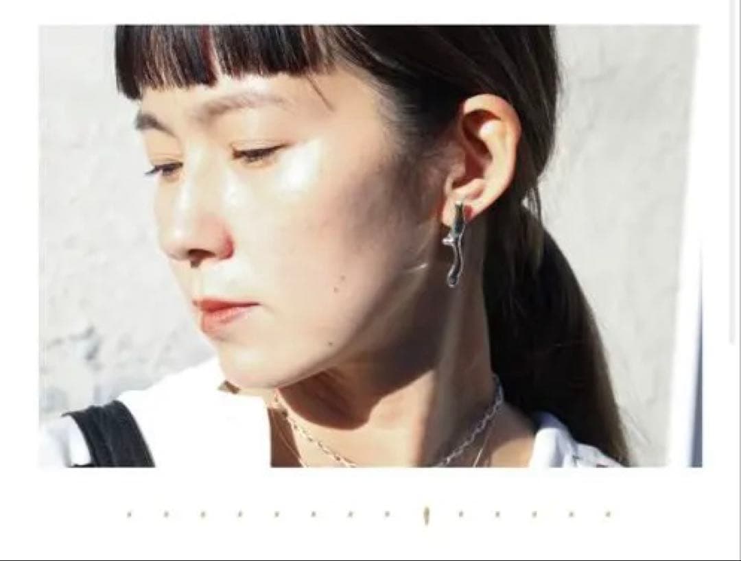 プリュイ pluie フスタピアス　シルバー