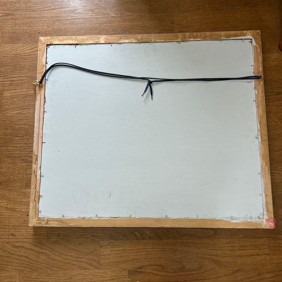 一月末迄　アンティーク　パッチワーク額装　シャビー　コラージュ　壁掛け　壁飾り