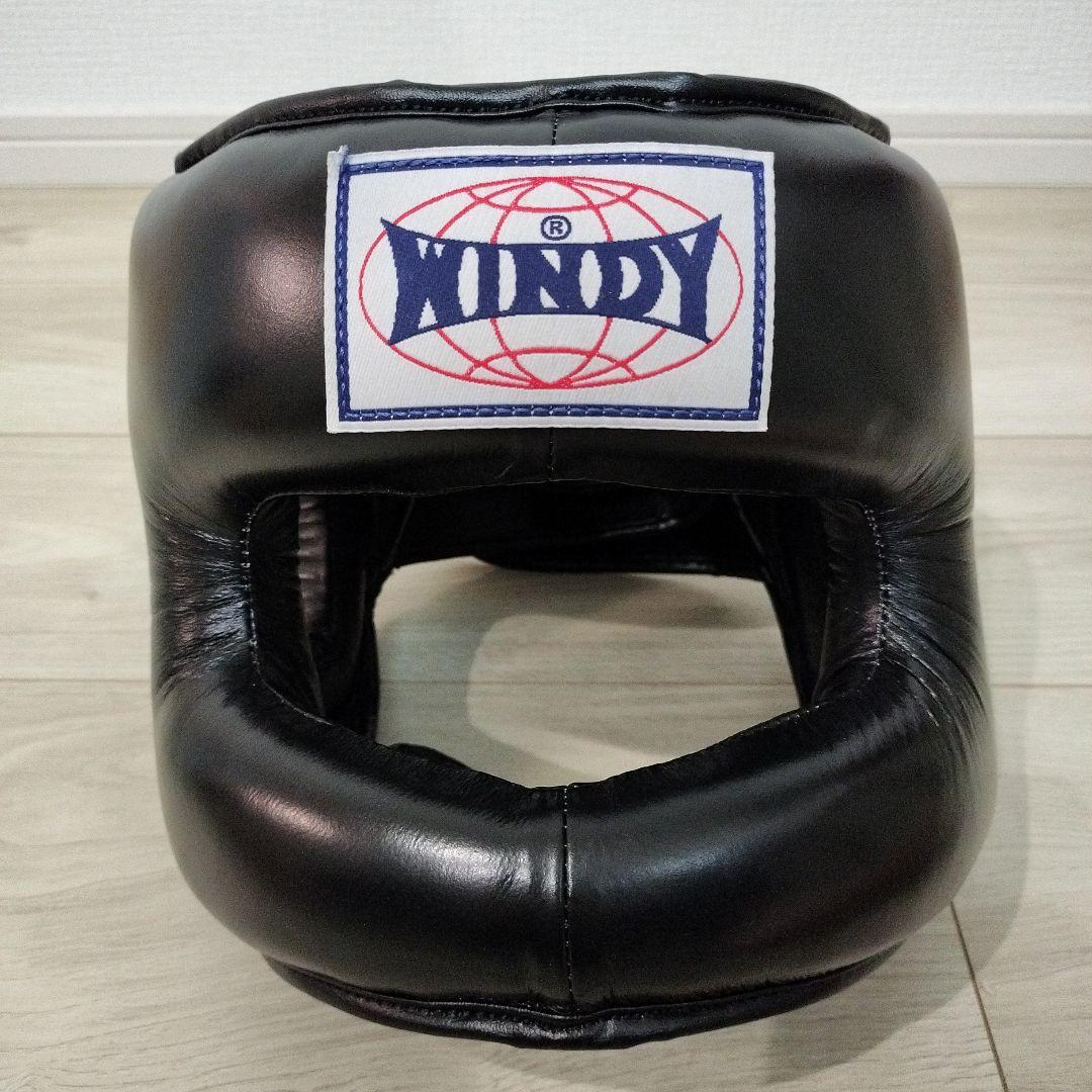 WINDY 　ボクシング　ヘッドギア　Lサイズ　ブラック　本革