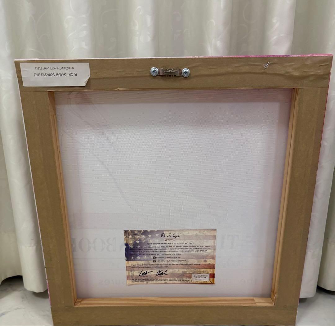 オリバーガル アート ヒールピンク 絵画 The Fashion Book HK