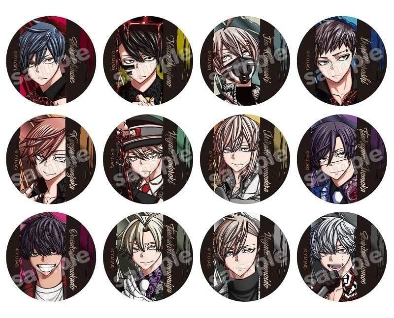 桃源暗鬼 メタリック缶バッジ 轟 無陀野 皇后崎 花魁坂 桃寺 一ノ瀬 四季