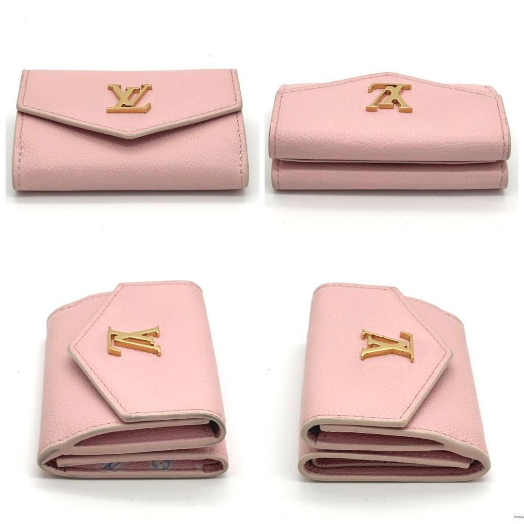 【日本限定】ルイヴィトン ポルトフォイユ ロックミニ 三つ折り財布 ピンク 希少