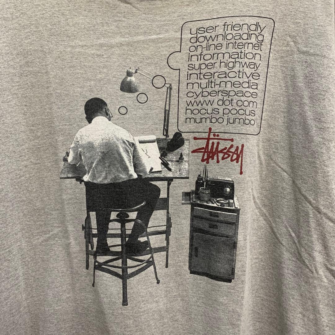 中古 90s OLD STUSSY フォトTシャツ 白タグ USA製