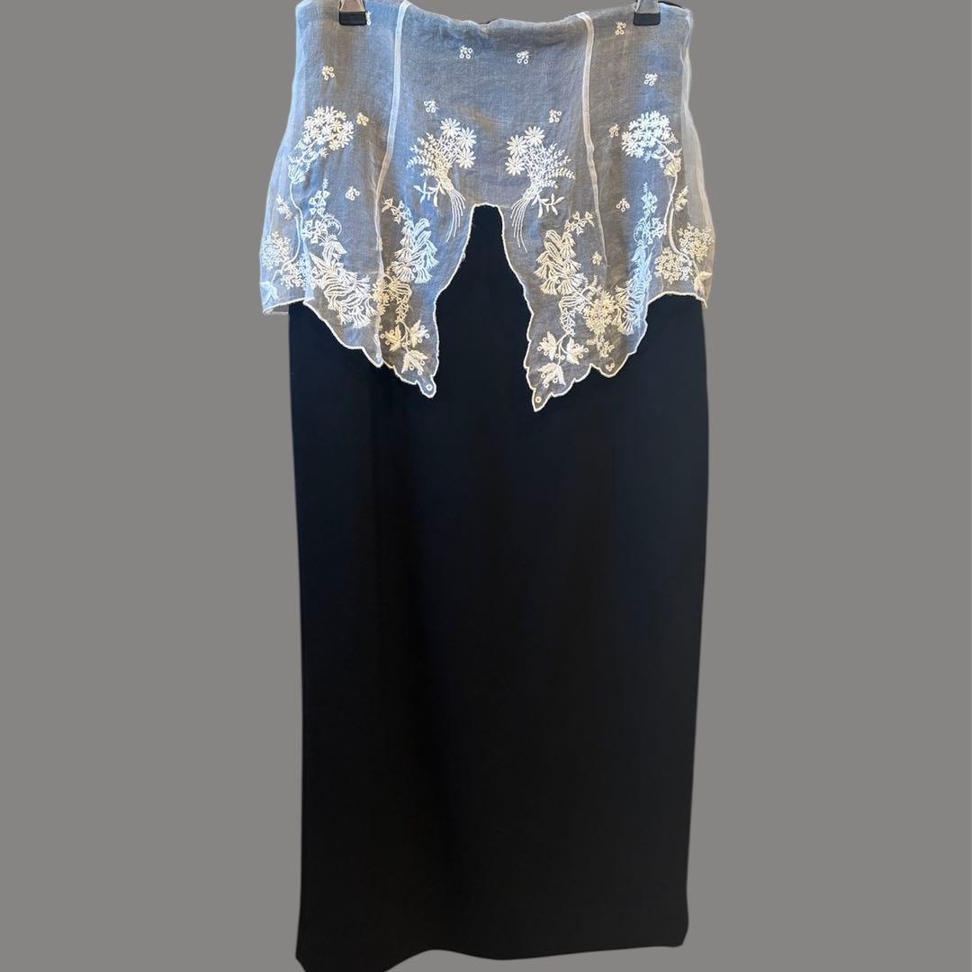 mame kurogouchi レース タイトスカート