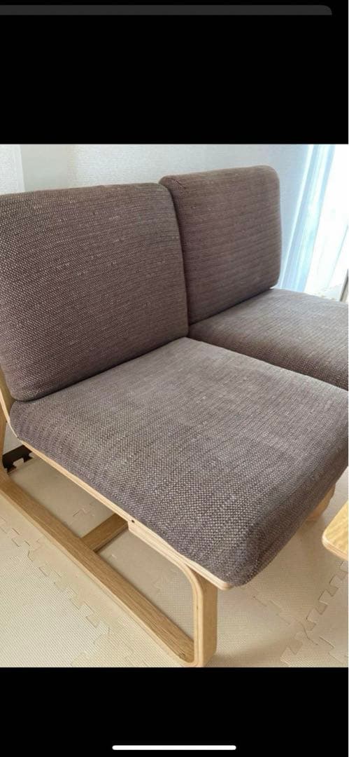 無印良品　リビングでもダイニングでも使えるテーブル・チェアセット