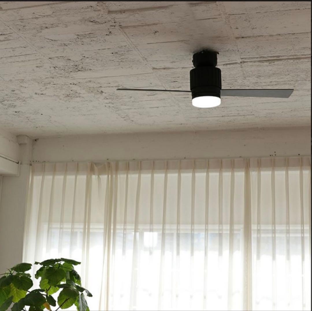 JAVALO ELF(ジャヴァロエルフ) LEDシーリングファンブラック