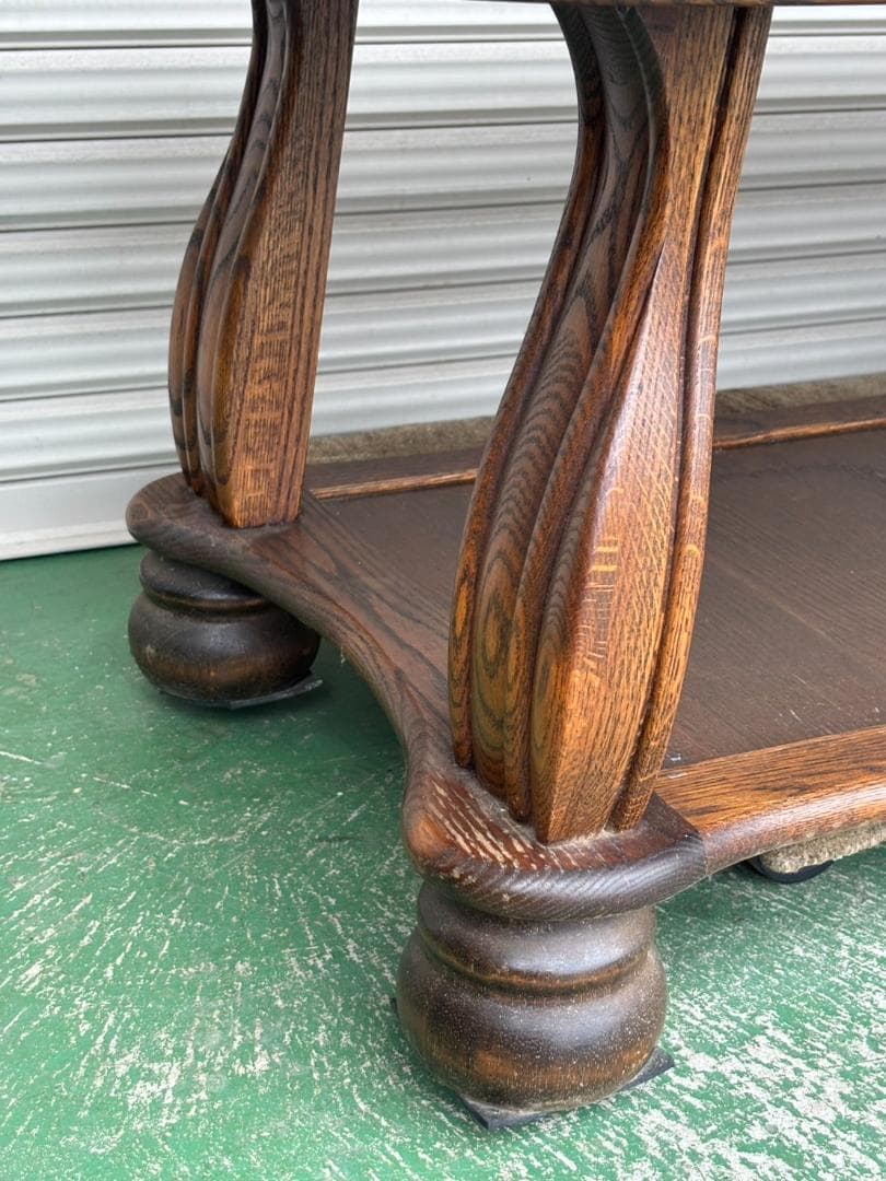 ヴィンテージ センターテーブル オランダ オーク ローテーブル 木製 完成品