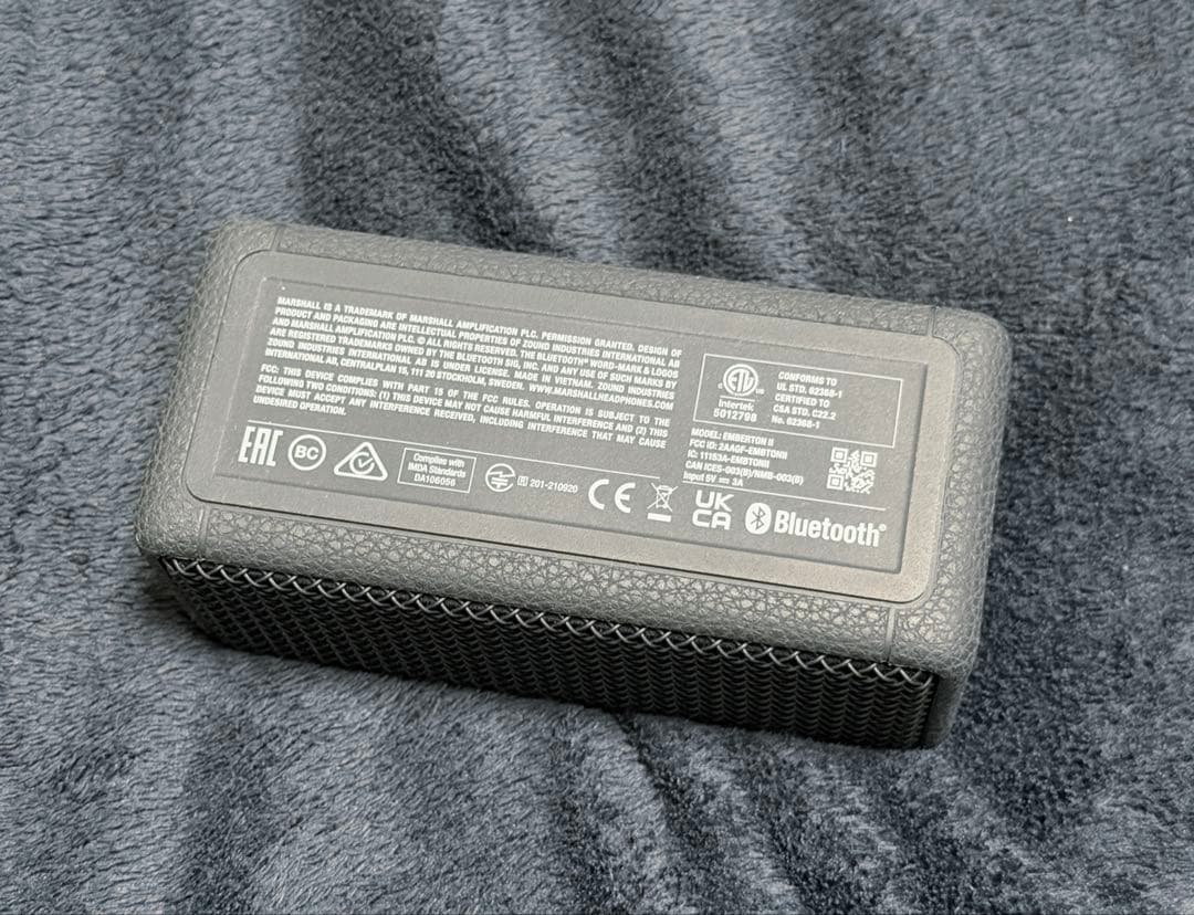 【正規品】Marshall Emberton Ⅱ Black and Brass