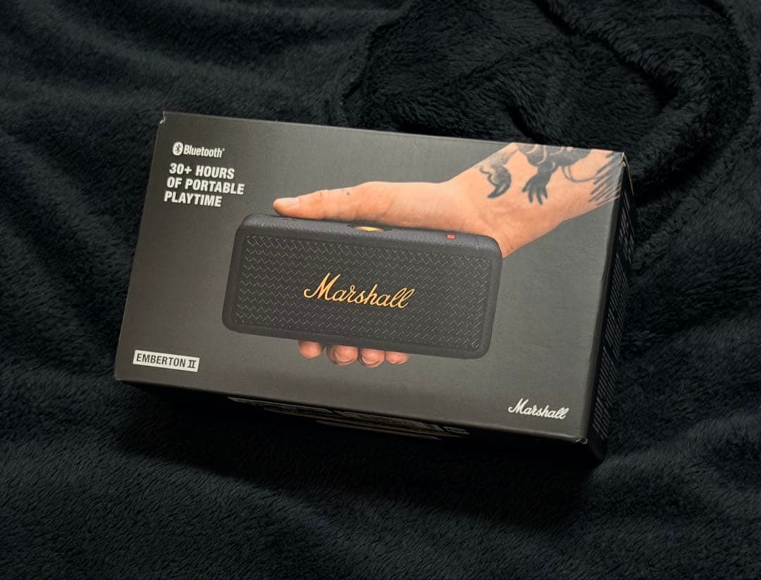 【正規品】Marshall Emberton Ⅱ Black and Brass