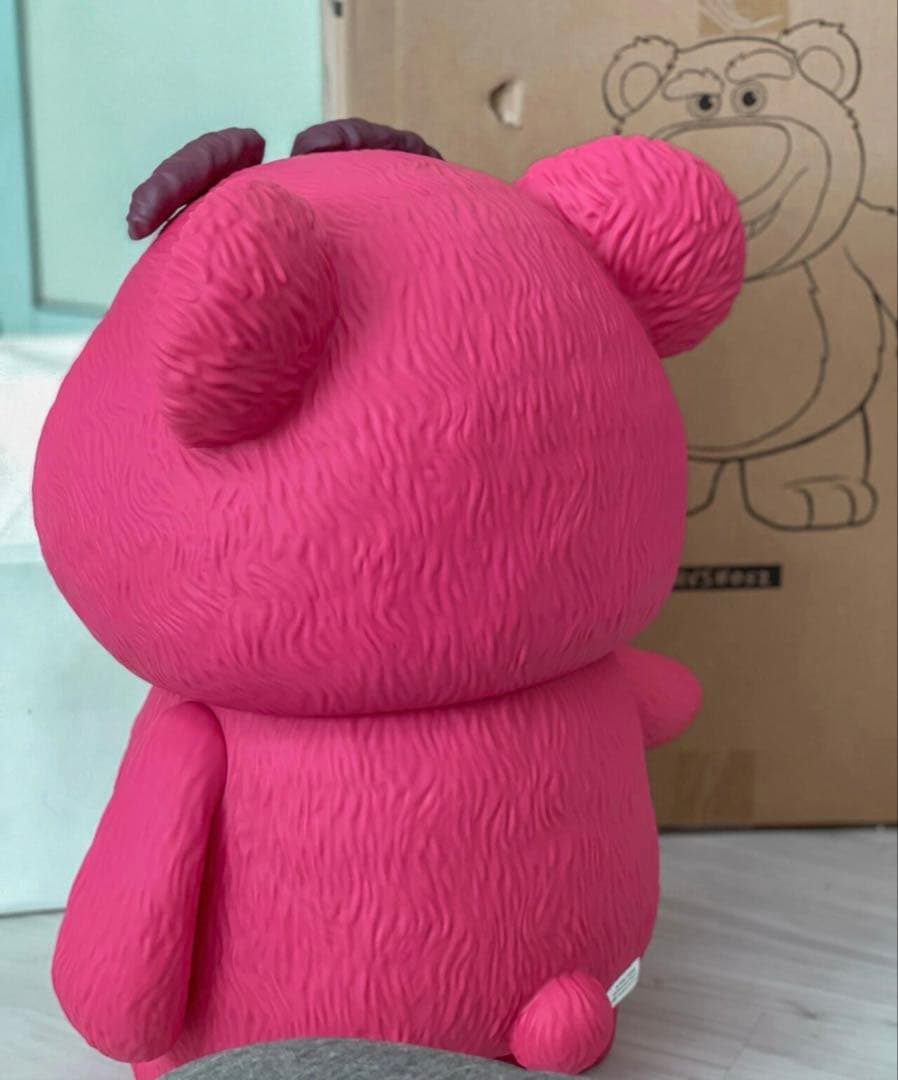 ストロベリーベアフィギュア 約36cm ピンク