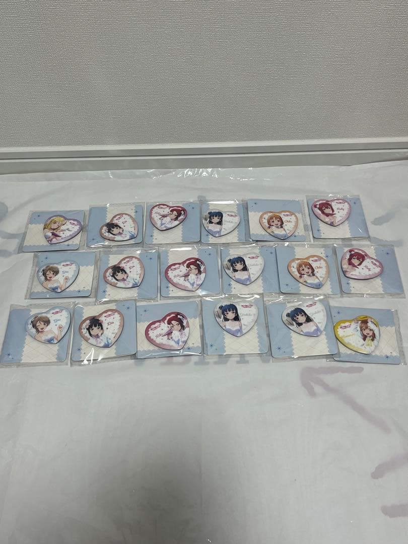 ラブライブ！サンシャインThank you, FRIENDS!!ハート型缶バッジ