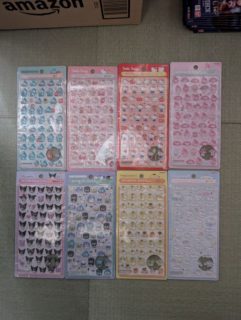 ボンボンドロップシール　ミニ　8種