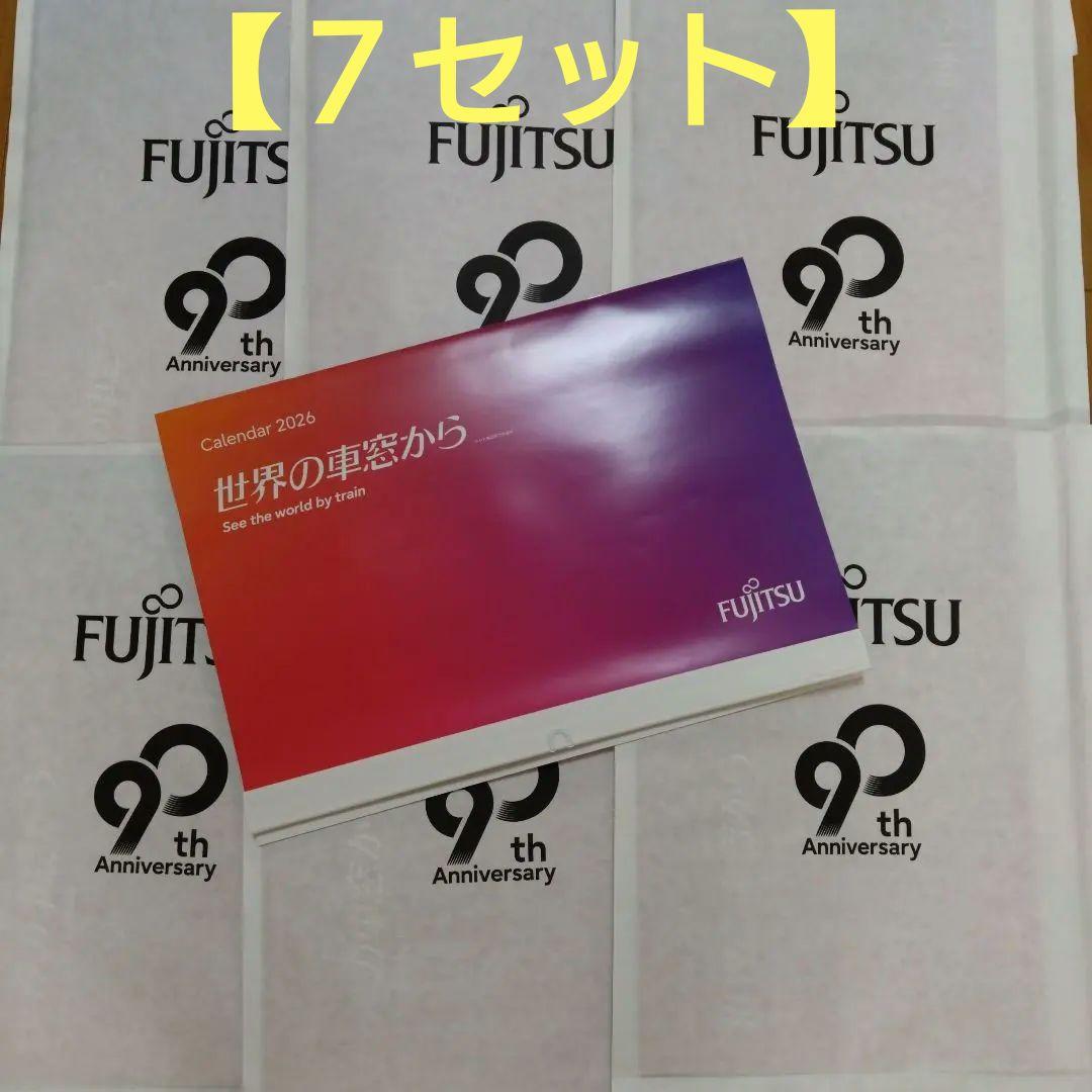 富士通　壁掛けカレンダー　2026