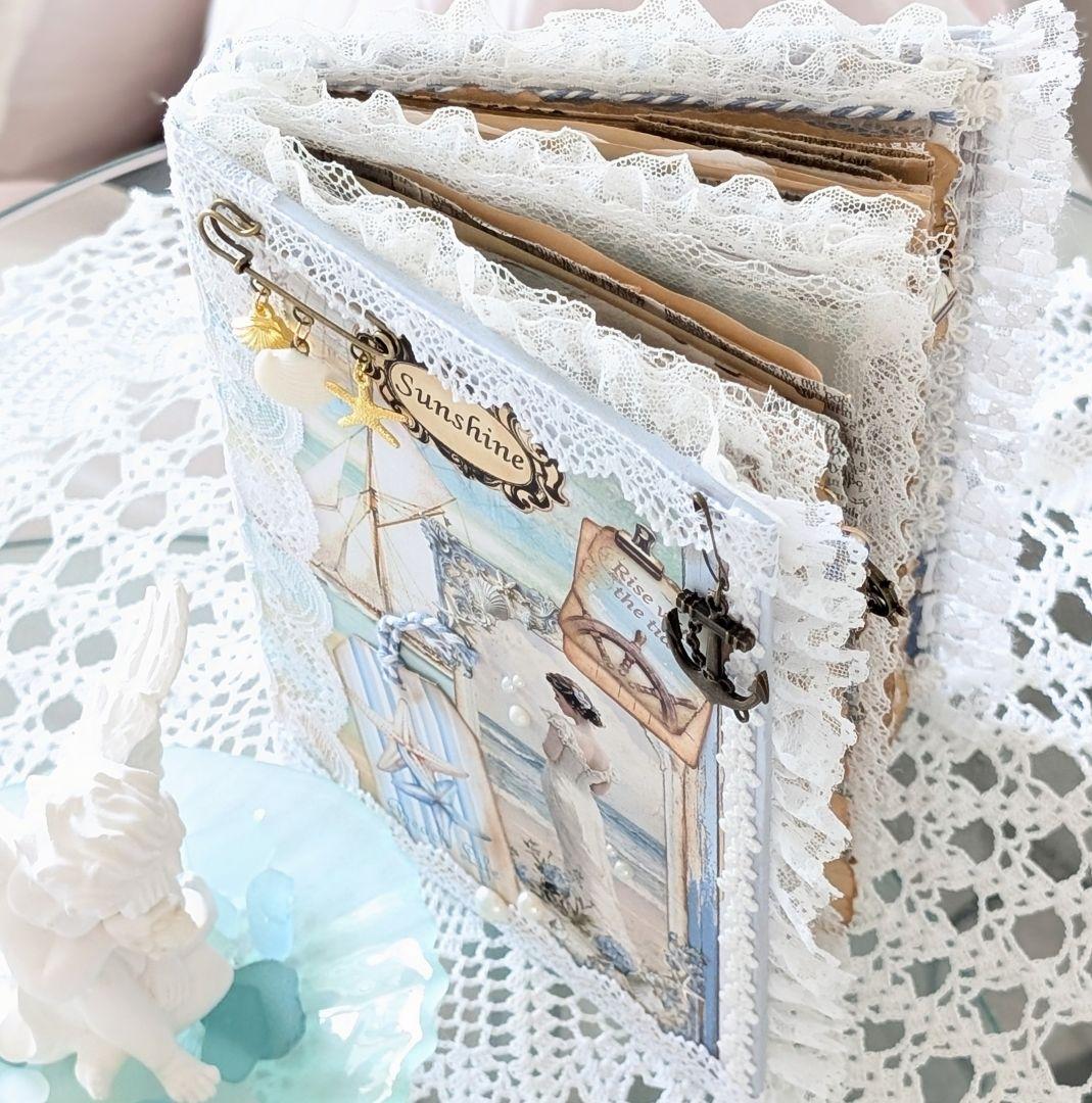 「海からの贈り物」海辺のノスタルジー大型ジャンクジャーナル✨Sunshine✨