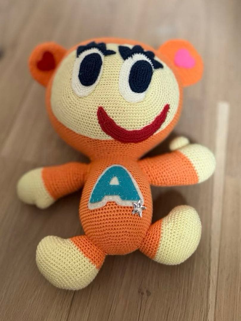 エンジェルブルー ナカムラくん ぬいぐるみ 編みぐるみ 新品 オレンジ レア