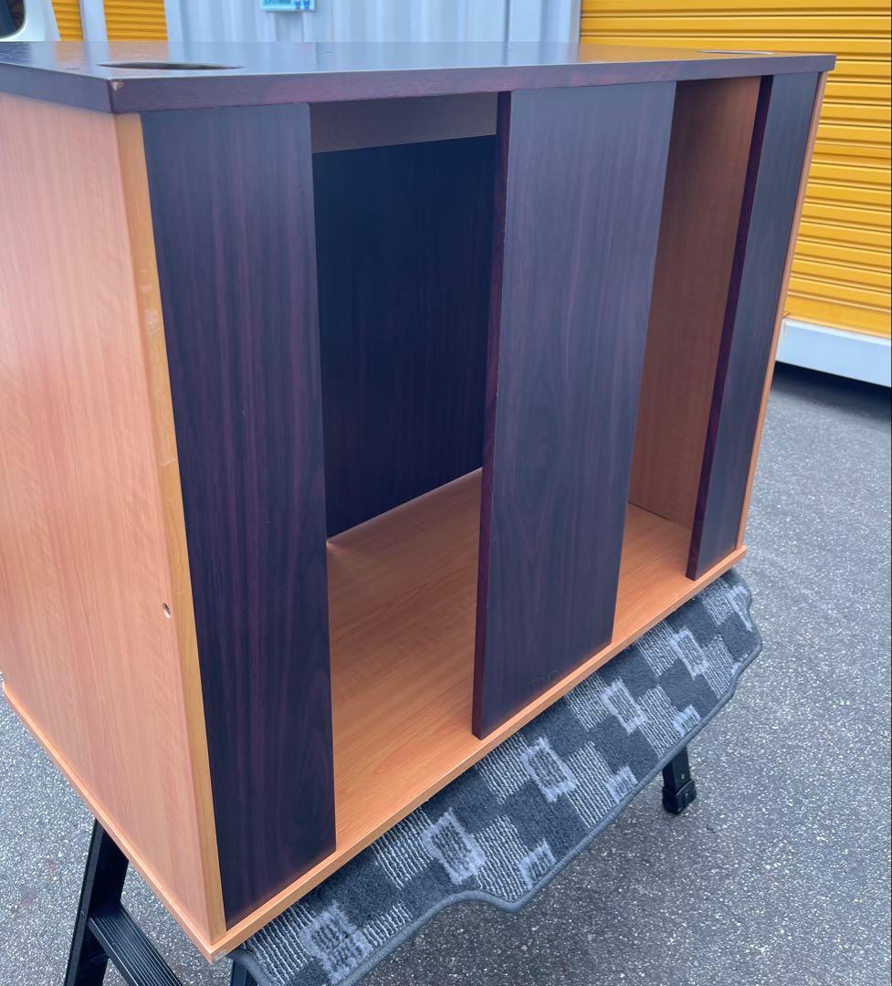 水槽台・キャビネット ダークブラウン/ライトブラウン