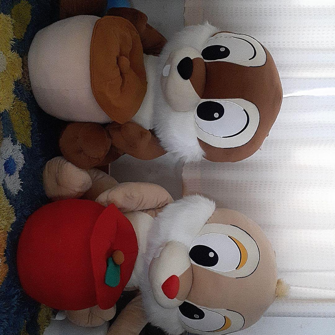 チップ&デール巨大(80㎝)ぬいぐるみ2個セット