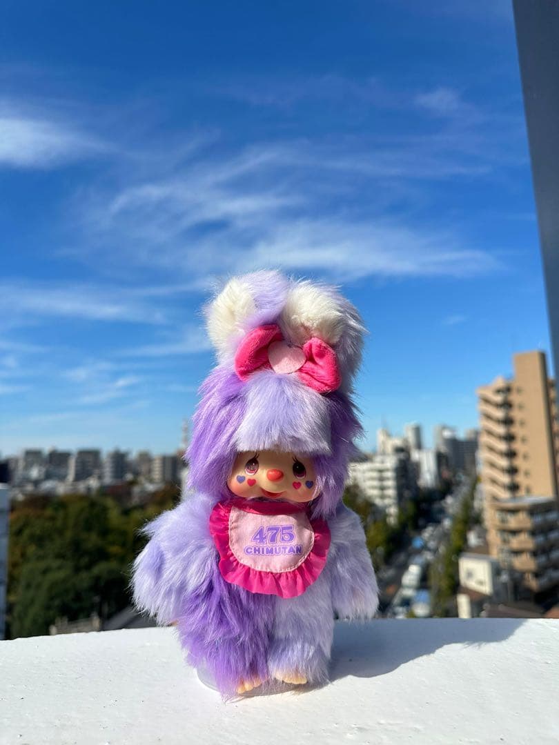 しなこコラボ チムタン モンチッチ ＆ベビチッチSS顔でかキーチェーン2体セット