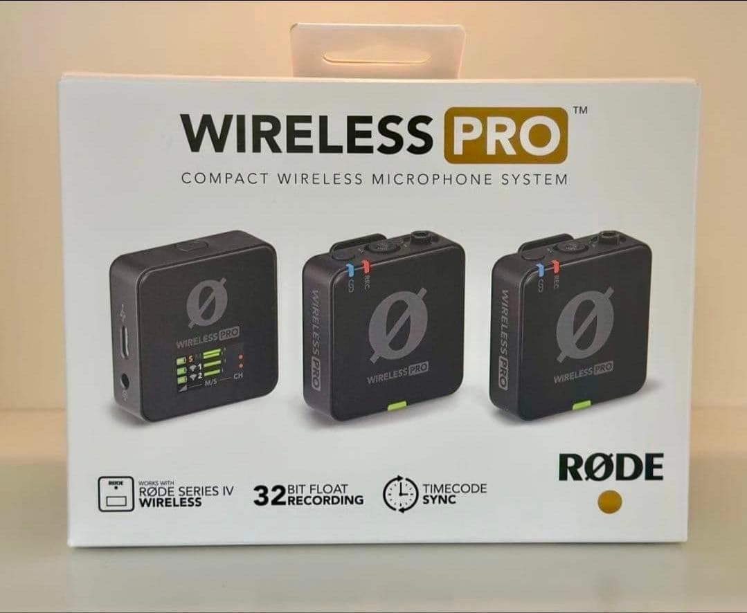 【極美品・ほぼ新品】RODE WIRELESS PRO(ワイヤレス プロ)