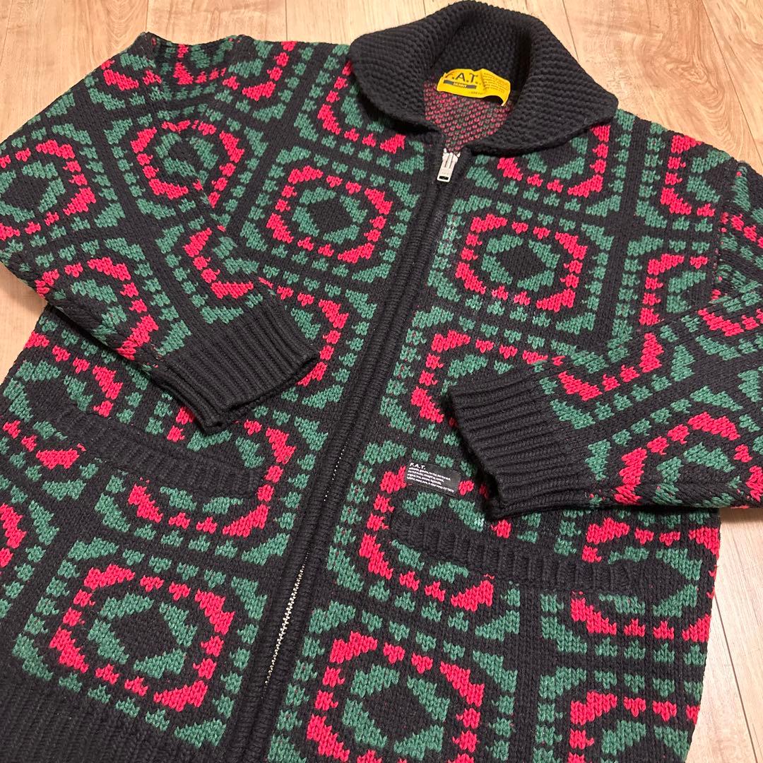 美品FAT COWCHET カーディガン　カウチンskinny