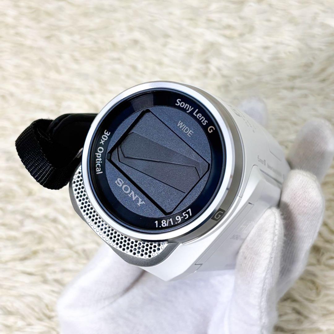 【未使用】ソニー ハンディカム HDR-CX680 ビデオカメラ ホワイト